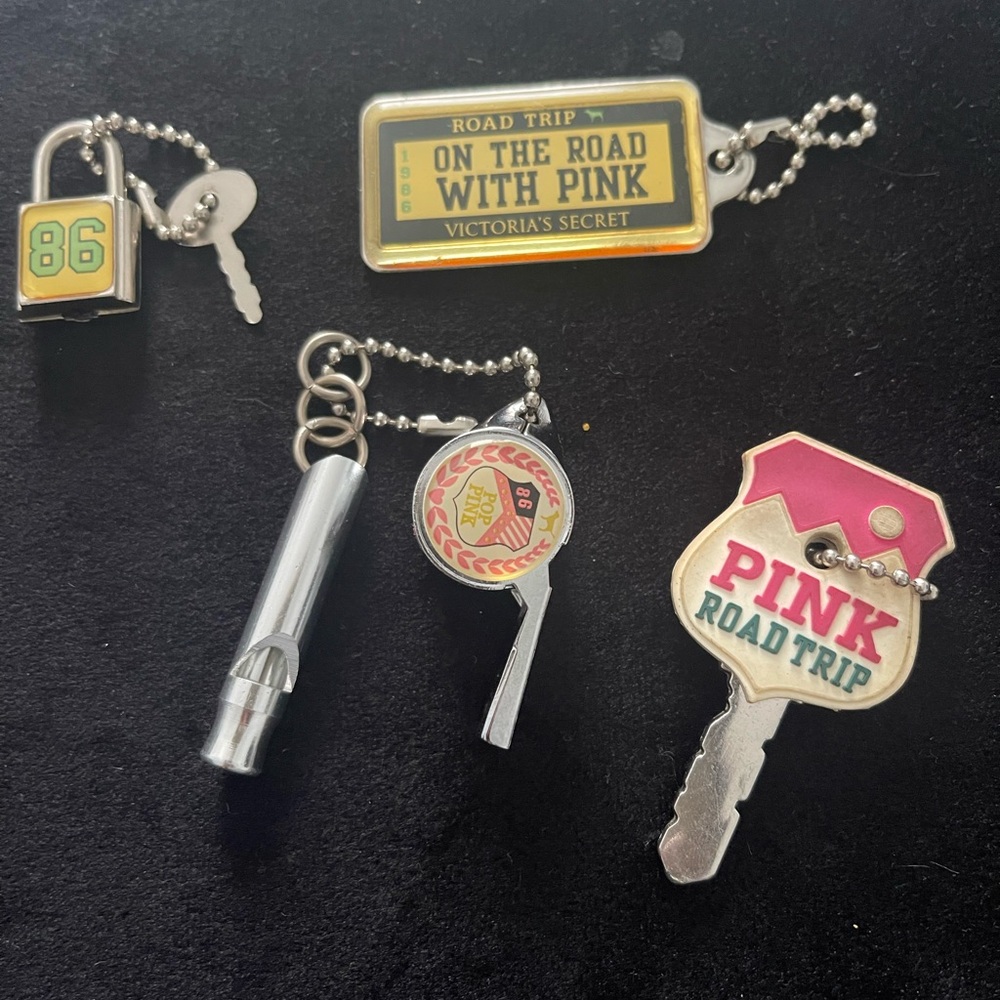 Victoria's Secret Pink Road Trip Keychain Collection